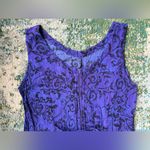 Vintage Serendipity Hawaii purple two piece dress set, size medium large Photo 7