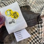 Ann Taylor Factory Houndstooth Plaid Checkered Pants Tie Belt Black White Tan 8 Photo 11