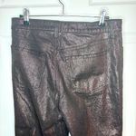 Old Navy  Metallic Sparkly High-Waisted Shine OG Loose Straight Leg Jeans Black 8 Photo 5