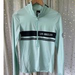 Victoria's Secret PINK Ultimate Pullover Half Zip Thumb Holes Track Shirt Jacket Photo 1