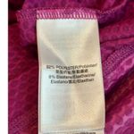 DKNY  Women's Purple Honeycomb Mesh Funnel-Neck Sweatshirt Size M Long Sleeve Photo 8