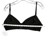 Princess Polly Kaitlyn Bralette Top Womens 10 Black Silky Feminine Flirty Modern Photo 5