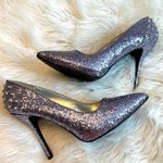 Steve Madden Spazz High Heels Silver Glitter Studded Spike Accents Women’s 10 Photo 0