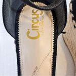 Circus by Sam Edelman Sam Edelman Circus Black Suede Espadrille Wedge Sandals Womens 9.5 Beachy Summer Photo 5
