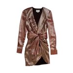 Redemption for FWRD Long Sleeve Dress in Red Red Size XS Photo 1