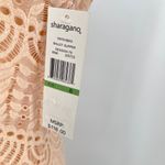Sharagano  Sleeveless Lace Scallop Hem Sheath Dress Peach Pink Size 8 NWT Photo 10