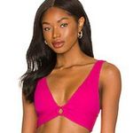 l*space L* Fisher Bikini Top in Bougainvillea Pink Size Small NWT Photo 0