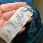 Danskin Teal Blue Scoop Neck Short Sleeve Knit Tee size S Photo 6