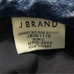J Brand Denim Women’s Size 31 Medium Mimic Wash Johnny Mid Rise Boy Fit Jeans Photo 6