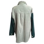 New oversized Corduroy Color Block Timing Shirt Jacket. Size M Photo 4