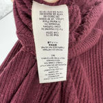 We The Free We The Free People Laguna Waffle Knit Top Burgundy Red Long Sleeves Size Medium Photo 10