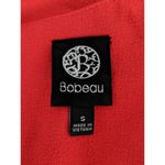 Bobeau  Ruffle Sleeve Shift Dress Boatneck Crepe - Size S - NWOT Photo 3