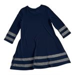 IC by Connie K Mesh Inset Dress | Navy Blue | Medium Photo 1