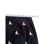 Talbots Sailboat Print Navy Blue White Skirt Size 10 Petite Photo 2