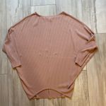 Olivia Grey Mauve Pink Dolman Sleeve Batwing Tunic Length Top Photo 1
