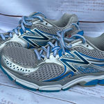 New Balance Gray and Blue Athletic Shoes Photo 0