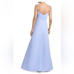 Sachin + Babi  periwinkle, draped tulip dress. Spaghetti straps. 4 Photo 1