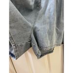 NWT Mable Denim Balloon Sleeve Rompe Sz L Tie Waist Shorts Cotton Boho Western Blue Size L Photo 9