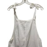 Billabong Girl On The Run White Cotton Tie Strap Romper Women’s Size Medium Photo 6