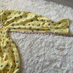 We Wore What Dress Smocked Maxi Off Shoulder Watercolor Ditsy Yellow S NWT New Photo 11