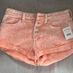 Free People Orange  jeans shorts Photo 0
