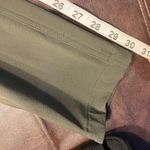 Athleta  Wander Stash Skinny Pants Olive Green Zip Pockets‎ Size 10 Nylon Spandex Photo 15