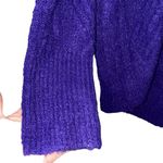 Anthropologie Moth Purple Cable Knit Wool Alpaca Blend Cardigan Photo 1