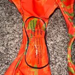 SIMON MILLER‎ Bwai Bikini Bottoms In Abstract Leaf Print NWT Size S Orange Photo 5
