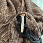 Free People Fall Essential: brown stripe & back tie dress Photo 11