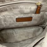 Michael Kors Sloan Brown Leather Satchel w/ Crossbody Strap Handbag XL Tote Photo 9