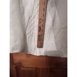 Free People  Emmaline Cable Knit White Mini Dress L Photo 13