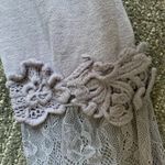 Lavender Lace Detailed Shirt Purple Size M Photo 4