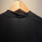 Maurice's  Women’s Black Blazer Open Front Zipper Pockets 3/4 Sleeves Size Large Photo 9