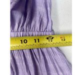 Lalavon Deep V Neck Maxi Dress size S Purple Photo 6