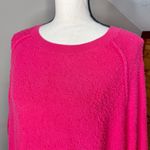 Free People  Found My Friend Boucle Pullover Sweater Rock Candy Hot Pink Small S Photo 3