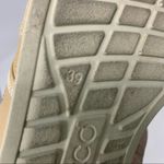 Ecco Tan Suede Leather Lace Up Casual Shoes 39 Photo 7