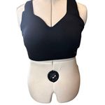 Puma XL Sports Bra Adjustable Straps V-Neck Lightweight Stretch Activewear BLK Photo 0