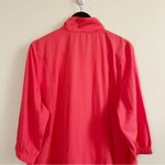 CJ Banks Pink Full Zip Front Lightweight Coat NEW Size 1X 3/4 Sleeves Photo 8