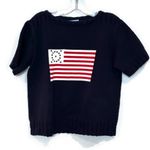 Liz Claiborne Vintage  Lizsport Sweater Flag Photo 6
