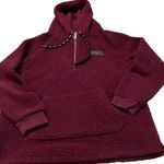 PINK - Victoria's Secret PINK Victoria’s Secret Women’s S 1/2 Zip Deep Pile Hoodie Pullover Sweat… Photo 0