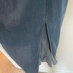 Blue Jean Maxi Dress with Slits Size 6 Photo 4