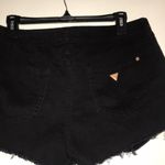 Guess - Frayed distressed Metal Rose Gold Logo shorts size 30 Photo 2
