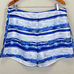 Tommy Bahama  Satin Silk Striped Shirts Blue‎ White Size 14 Photo 0