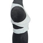 Outdoor Voices  Move Free Heather Grey Crop Top Cutout Activewear Medium Photo 3