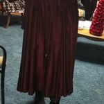 Vintage wine taffeta circle skirt with pockets Photo 4