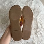 Bandolino Yellow Braylin Bow Tie Scallop Trim Espadrille Slide Sandals NEW Photo 8