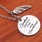 I Know That Was You Necklace, Grief Gift, Lost Loved One Gift, Daily Reminder, Silver Photo 5