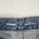 Old Navy Women's 14 High Rise Slouchy Straight Cut Off Jean Shorts Distressed Photo 5