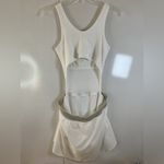 Elegant White Jumpsuit with Green Accents Size L Photo 5