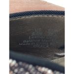 Sam Edelman * Okala Ankle Strap Heel Womens Size 8.5 Black Leather Gold Textured Photo 11